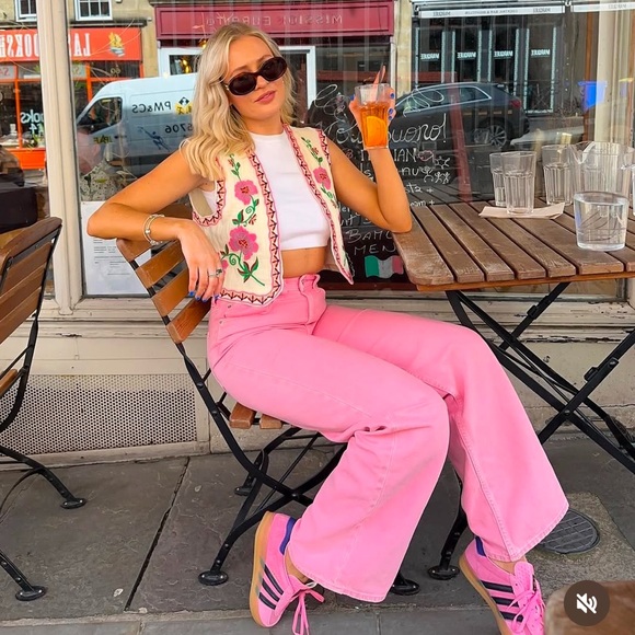 Zara open front embroidered vest 6895/224 - Picture 3 of 16